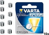 10 Stuks - Varta Professional Electronics CR 1/3 N 6131 170mAh 3V knoopcelbatterij