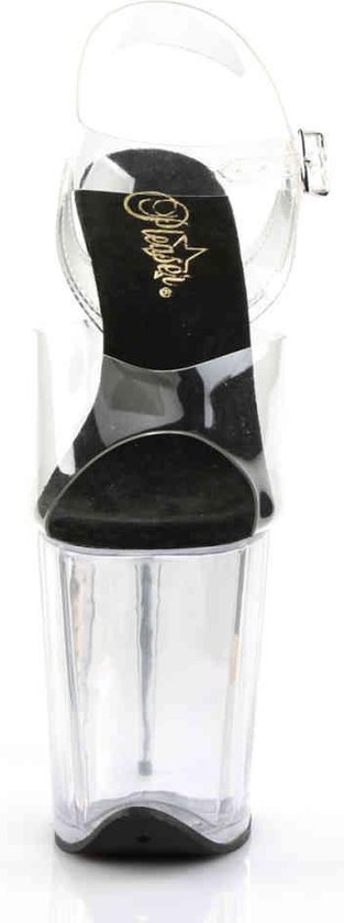 Sandale Pleaser avec bride à la cheville -37 Chaussures- FLAMINGO-808 US 7 Noir