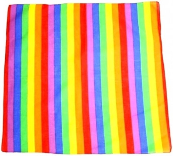 Zac's Alter Ego - Rainbow stripe Bandana - Multicolours
