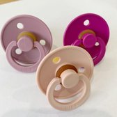 Bibs fopspenen set 3 stuks 6-18 maanden (Heather, Orchidee, Vanilla) Tutjes maat 2