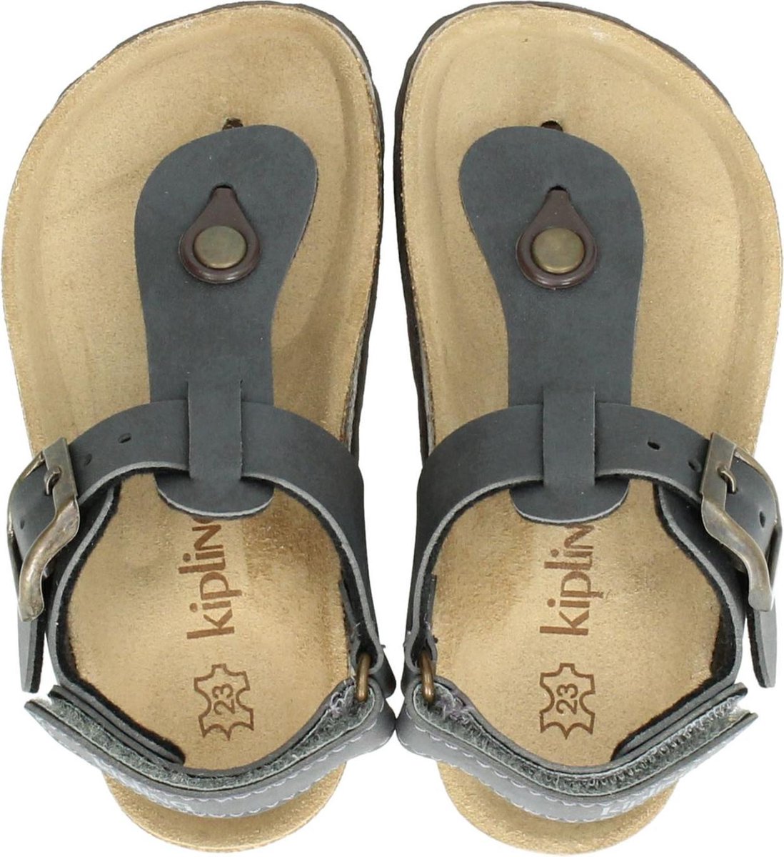 Juan 3 sandalen grijs - Heren - Maat 35