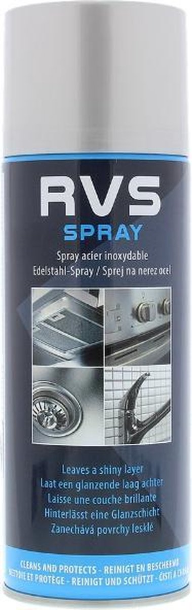 Fiets-0-Fit - RVS Spray met bescherming en glanslaag / Roestvrij staal  Spray 400ML | bol.com