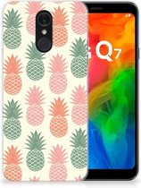 Siliconen Case LG Q7 Ananas