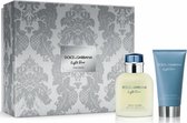 Dolce & Gabbana Light Blue pour Homme Giftset - 75 ml eau de toilette spray + 75 ml aftershave balm - cadeauset voor heren