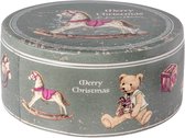 Decoratie doos Kerst Ø 20x9 cm Multi | 6CE0832 | Clayre & Eef