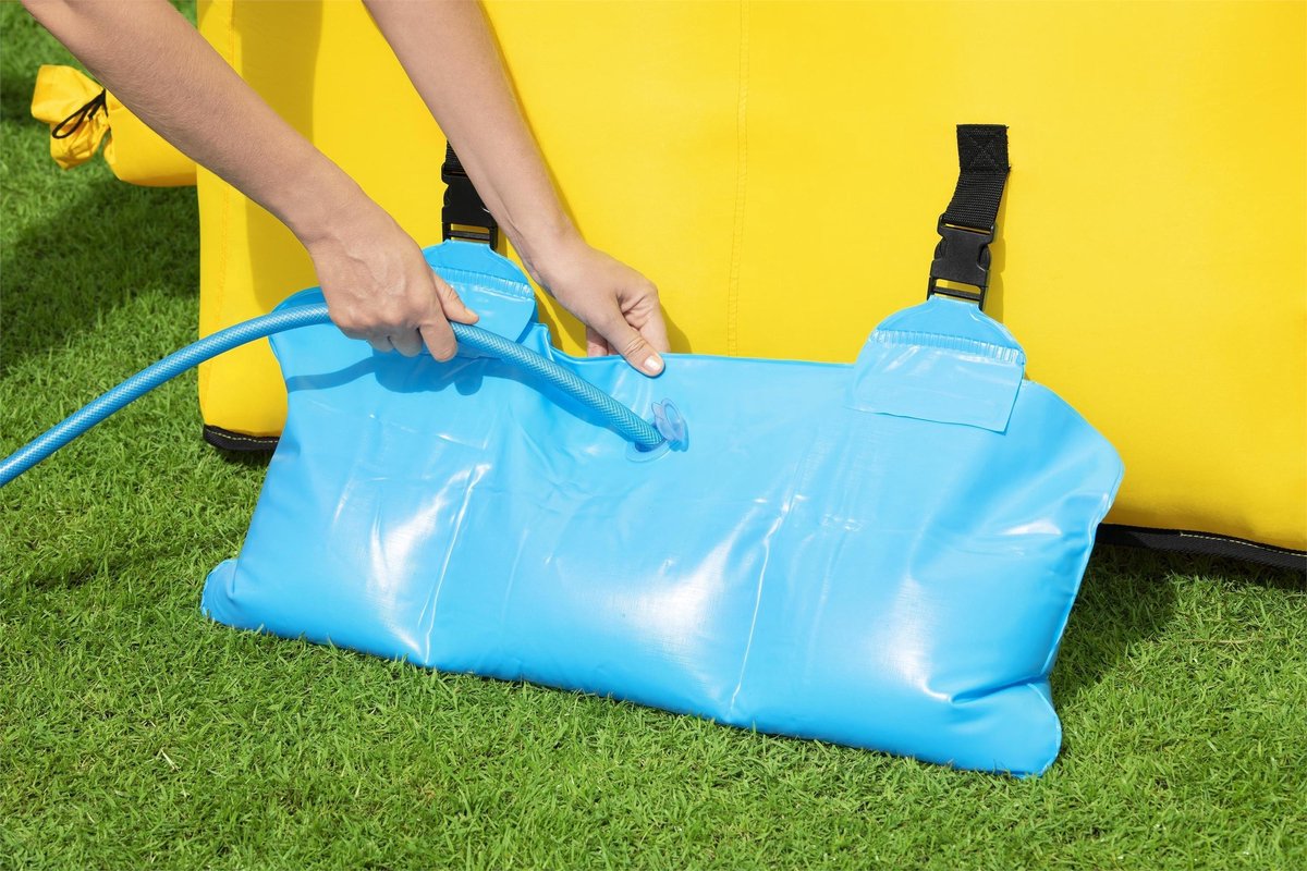 Bestway H2OGO! Waterpark mount splashmore - speelzwembad - klimwand - Glijbaan — afbeelding 18