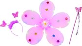 Rubie's Vlindervleugels Met Staf En Tiara 48 X 41 Cm  Roze