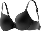 Royal Lounge Junky Royal Fit zwart padded bra zwart - voorgevormde bh Maat: 70E