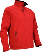 Avento Softshell Jack - Heren - Rood/Zwart - S