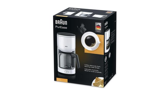 Onderhoud en reiniging - Braun Braun Kf3120wh - Braun PurEase KF 3120 WH - filter-koffiezetapparaat - Wit