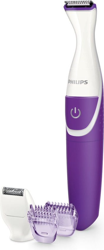 Foto: Philips brt383 15 bikinitrimmer violet wit