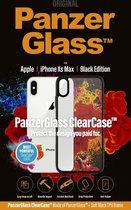 PanzerGlass iPhone XS Max ClearCase BlackFrame Transparant Hoesje