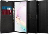 Spigen Wallet S Flip Hoesje Samsung Galaxy Note 10 Zwart