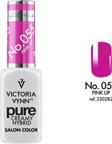 VICTORIA VYNN™ Gel Nagellak - Gel Polish - Pure Creamy Hybrid  - 8 ml - Up Pink  - 055