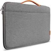 BTS® Laptop sleeve grijs 13 inch | Laptophoes volledige bescherming met 4-lagen waterdicht materiaal shockbestendig en anti-slip | Zakelijk design met elastische handgreep | Duurzaam en milie