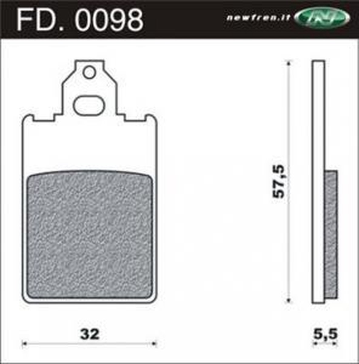 DMP Remblokken Malaguti F15 en F12 Double Disk