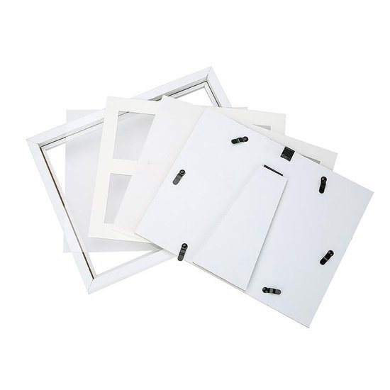 Baby fotolijstje met afdruk in klei - Fotolijst - Kraamcadeau - Kleiafdruk - Mooiste herinneringen aan pasgeborene - 23cm x 28cm van Lumi�o — afbeelding 5