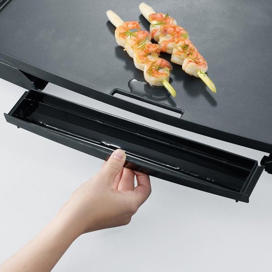 Severin KG 2397 Tafelgrill - Teppanyaki bakplaat - Antiaanbaklaag - 2200 Watt - Uitneembare vetopvangbak — afbeelding 2