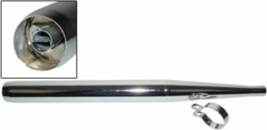 DMP Uitlaat Zundapp 60mm doorsnee 26mm aansluiting chroom | bol