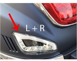 AGM Knipperlichten voor scooter - achterzijde -  Led Met dagrijverlichting - Agm Vx50 / Btc Riva