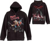 Iron Maiden Vest met capuchon -M- Scuffed Trooper Zwart