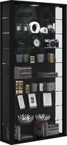 Vitrinekast wandvitrine Vitrosa Maxi zwart