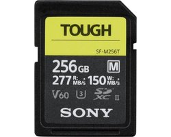 Sony sdxc m tough series 256gb uhs-ii class 10 u3 v60