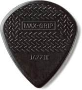 Dunlop Nylon Max-Grip Jazz III Black "Stiffo" pick 6-Pack 1.38mm Jazz plectrum