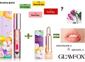 Glamfox Witch Flower Lipstick + Lipgloss Set - Heksen Bloem Set met 24K Goud Korrels - Korean Make Up
