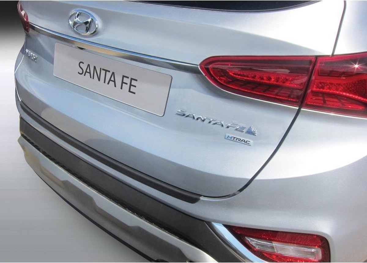 RGM ABS Achterbumper beschermlijst passend voor Hyundai Santa Fé 7-Personen 2018- Zwart