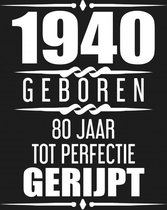 1944 Geboren 80 Jaar Tot Perfectie Gerijpt