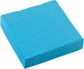 Amscan Servetten Lichtblauw 25 X 25 Cm 50 Stuks