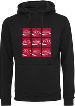 Heren Coca Cola International Logo Hoodie zwart