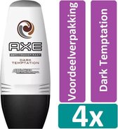 Axe Deodorant Roller Dark Temptation 4 stuks Voordeelverpakking
