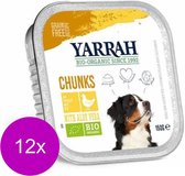 Yarrah Bio Hondenvoer Brokjes In Saus - Kip - Hondenvoer - 12 x 150 g