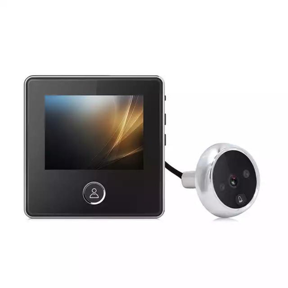 Video-deurbel met 3-inch HD-scherm, 120-graden-groothoeklens en  infrarood... | bol.com