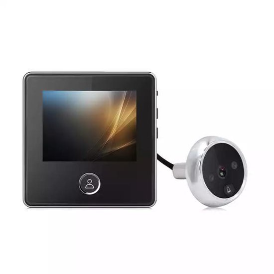 saai Luipaard Somatische cel Video-deurbel met 3-inch HD-scherm, 120-graden-groothoeklens en  infrarood... | bol.com
