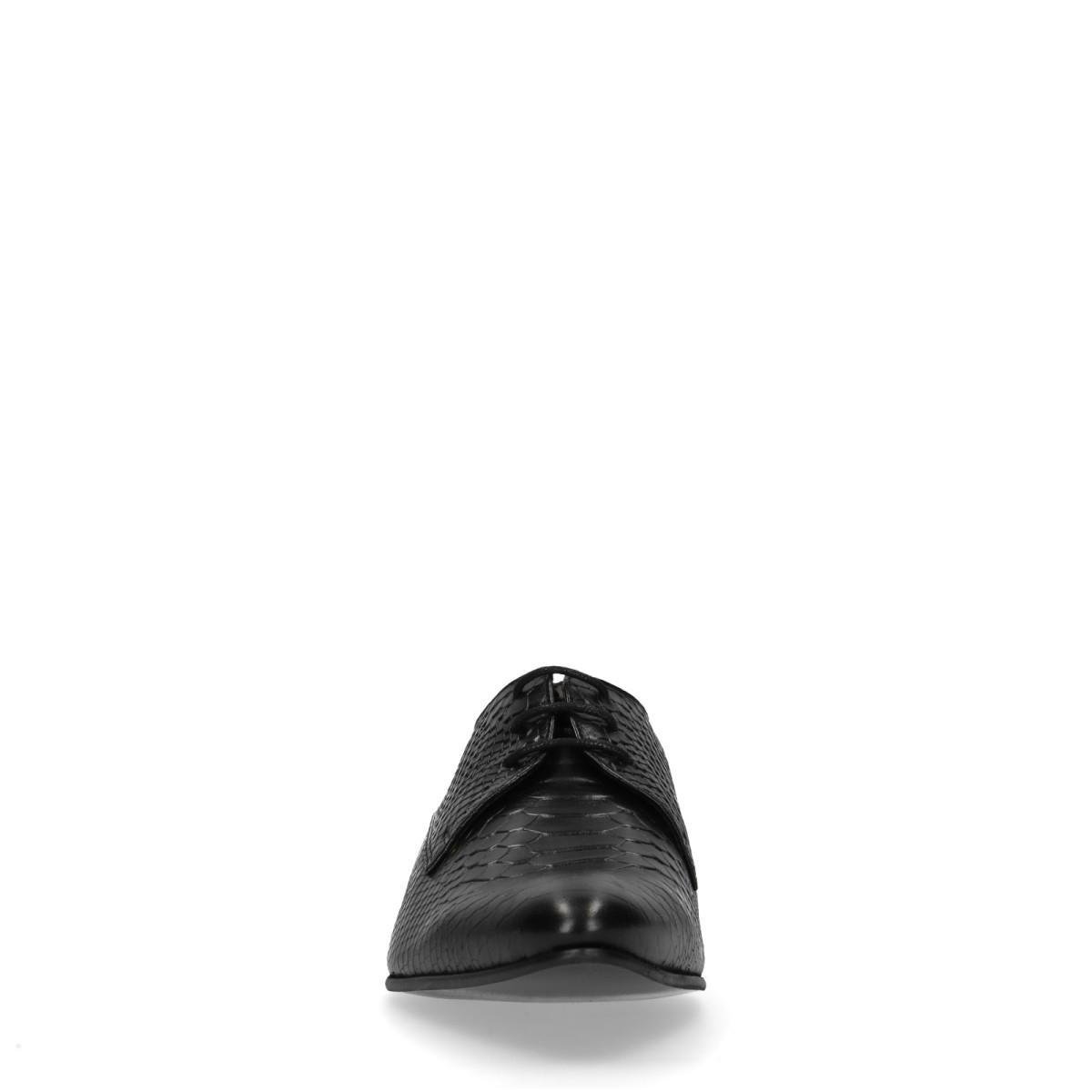 Sacha - Heren - Zwarte leren veterschoenen - Maat 45 Veterschoenen Ym43tfDT
