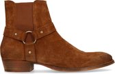 Sacha - Heren - Cognac chelsea boots met buckle - Maat 44