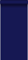 Papier peint Origin uni Bleu indigo - 346903-53 x 1005 cm