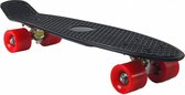 2Cycle - Skateboard - Penny board - Zwart-Rood - 22.5 inch - 56cm - Diverse Kleuren