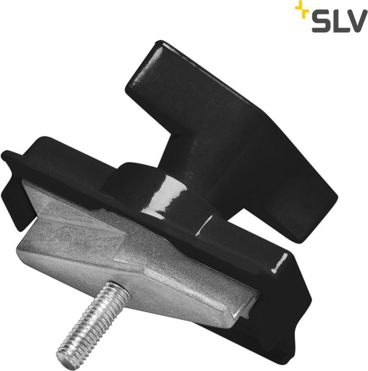 SLV Onderdeel | Lampadapter | mechanisch voor S-TRACK 3-fase rail | zwart