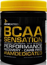 Dedicated BCAA Sensation - Aminozuur - Aardbei / Kiwi / Sinaasappel - 345 gram