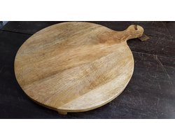 Serveerplank - Tapasplank - hapjesplank - snijplank - rond 40 cm