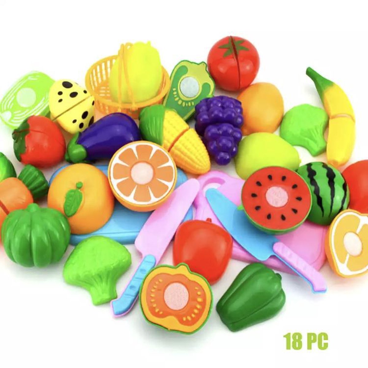 plastic fruit-nep fruit-nep groenten-plastic fruit voor keukentje-keuken...  | bol.com