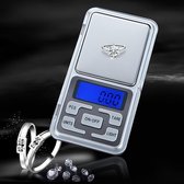 Professionele Digitale Mini Pocket Keuken Precisie Weegschaal - Op Batterij - 0,01 G tot 200 Gram- Ultra Nauwkeurige Zakweegschaal - LCD Display