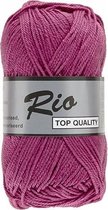 Lammy yarns Rio katoen garen - cyclaam roze (850) - naald 3 a 3,5 mm - 1 bol