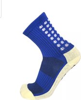 Gripsokken Voetbal Anti Blaren Unisex Blauw One Size