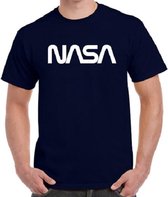 Nasa T-shirt | Official logo | Navy | Maat Large