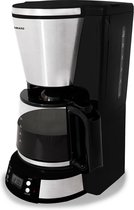 Tomado TCM1501S - cafetière - filtre - affichage avec minuterie - 12 tasses - noir / acier inoxydable